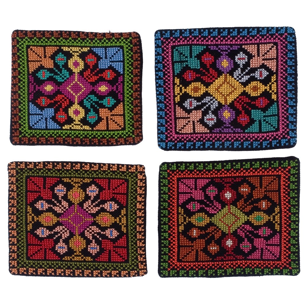 Embroidered Coaster - Gaza
